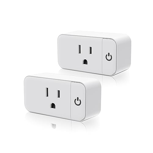 Mini Smart Plug, WiFi Smart Outlet Compatible with Alexa and Google Assistant, WiFi Socket with Remote Control and Timer Function, No Hub Required, ETL&FCC Approvel - 2