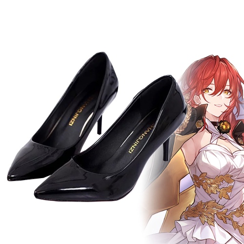 【In Stock】Game Honkai: Star Rail Cosplay Astral Express Himeko Cosplay Shoes - 43