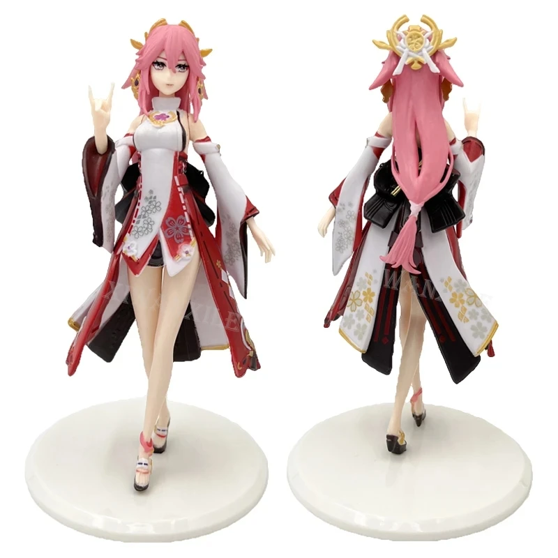 20cm Genshin Impact Yae Miko Anime Figure Genshin Impact Venti Action Figure Klee/Qiqi/Xiao/Hu Tao Figure Collectible Doll Toys - AliExpress 