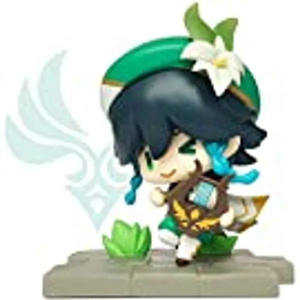 KOOLIYA Genshin Impact Figure - Venti, Pertain to Battle Stance Mondstadt Edition, Decoration Ornaments Best Gift Collection Toy for Game Fans (Venti)