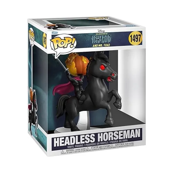 Funko POP! Rides Deluxe: Sleepy Hollow – Headless Horseman​ - The Legend of Sleepy Hollow 1949 - Collectable Vinyl Figure - Gift Idea - Official Merchandise - for Kids & Adults - Movies Fans