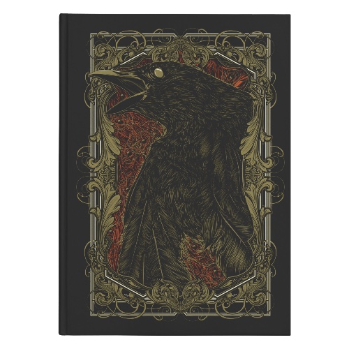 "Death of a Crow" Hardcover Writing Journal - Small