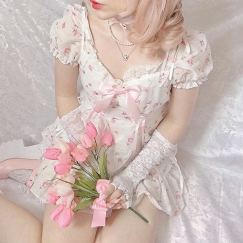 Rosebud Babydoll Dress