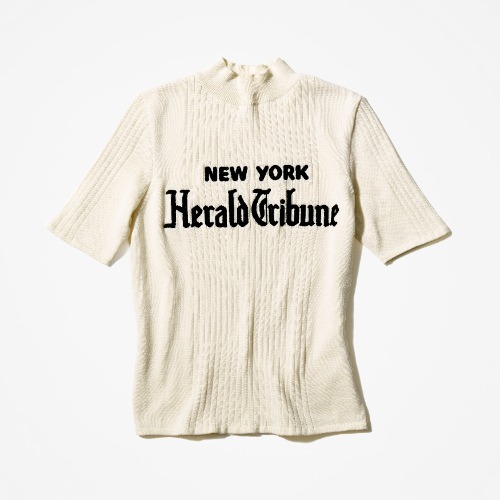 Women’s Herald Tribune Knit Shirt | Small