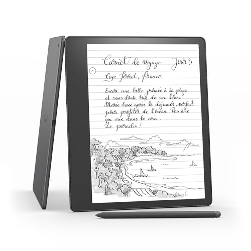 Kindle Scribe (32 Go) | Le premier Kindle et carnet de notes numérique tout-en-un, avec écran Paperwhite 10,2" de 300 ppp | Stylet premium inclus - Stylet premium - 32 Go
