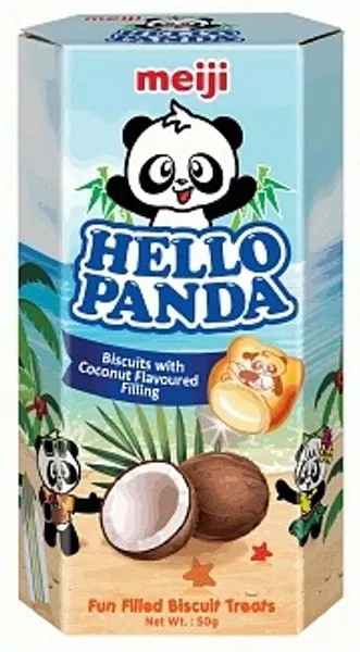 Meiji Hello Panda Cookies, Coconut Cream