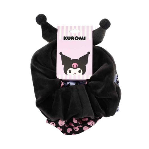 Kuromi 3-Piece Scrunchie Set