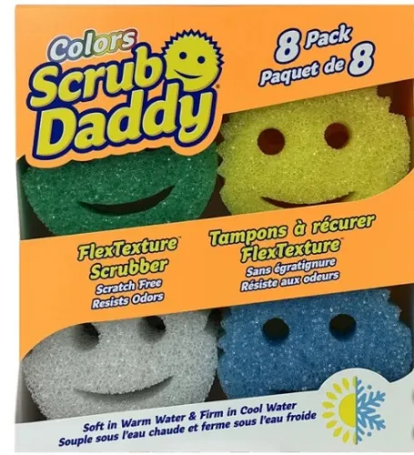Scrub Daddy Colors Sponge 8 Pack