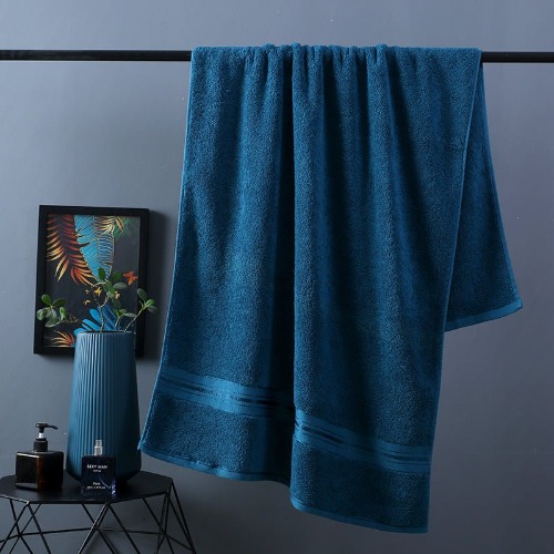 Egyptian Cotton Towels - Blue / Bath Towel