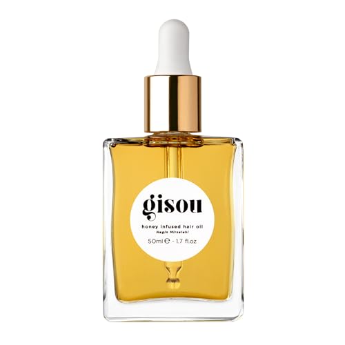 Gisou Honey Infused Hair Oil Enriched with Mirsalehi Honey to Deeply Nourish & Moisturize Hair (1.7 fl oz) - 1.7 Fl Oz (Pack of 1)