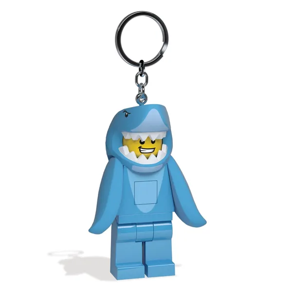 Vyrio ryklio kostiumu raktų pakabukas su lemputėmis 5006848 | Minifigūrėlės | Oficialios LEGO® internetinės parduotuvės LT 