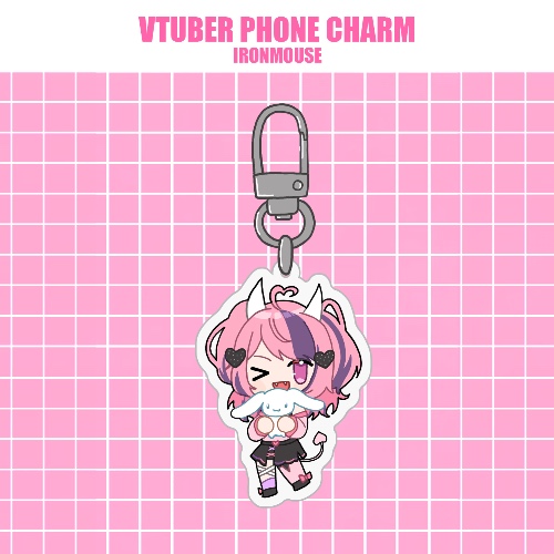 Vtuber Phone Charms - Ironmouse