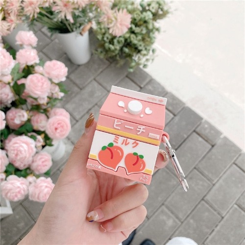 Peach Box Airpod Case - for AirPods 1 or 2