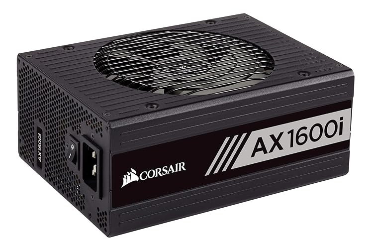 Corsair AXi Series, AX1600i, 1600 Watt, 80+ Titanium Certified, Fully Modular - Digital Power Supply (CP-9020087-NA)