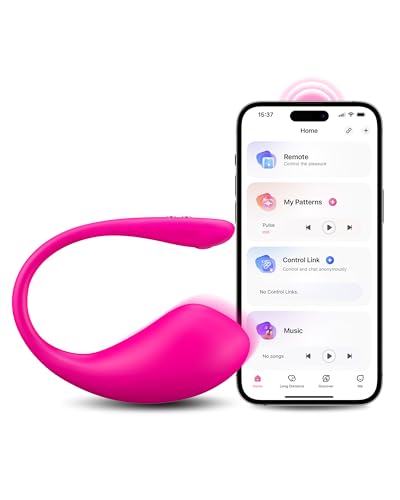 LOVENSE Lush 3 Remote Control Vibrator for Women, Wearable G-spot Vibrators with Remote App Controlled for Female Couples, Discreet Long Distance Adult Sex Toys & Games with Unlimited Vibration Modes
