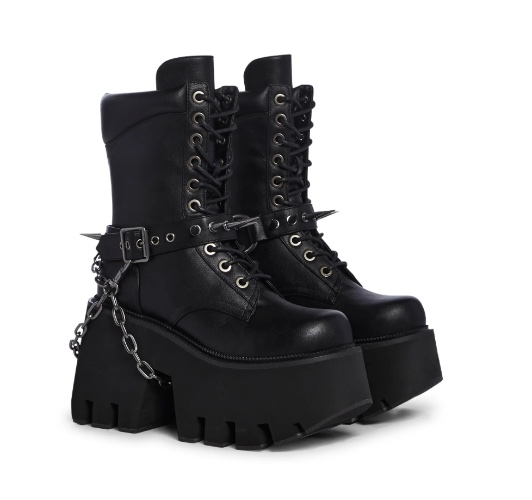 World On Edge Combat Boots | BLACK / US 7