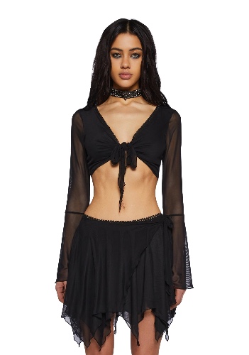 Spell Catcher Skirt Set - Black | BLACK / Medium