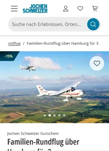Rundflug über Hamburg