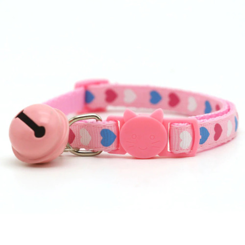 Candy Neko Petplay Collar - Pink Hearts
