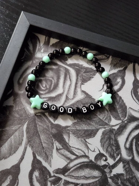GOOD BOY Bracelet Pastel Goth Kawaii Kandi Softboi