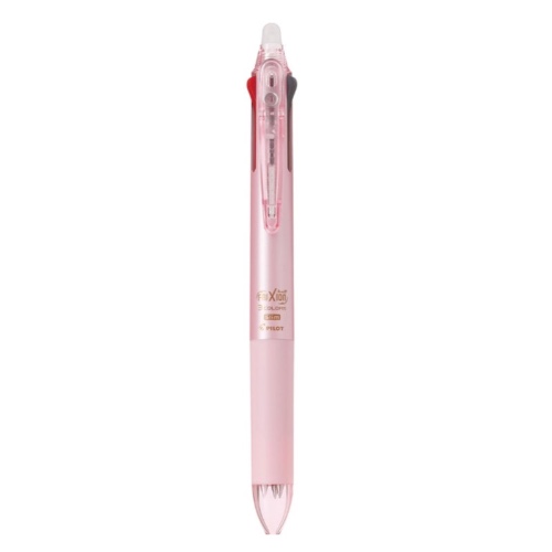 Japanese Pilot FriXion Erasable Tricolor Pen - Blush Pink