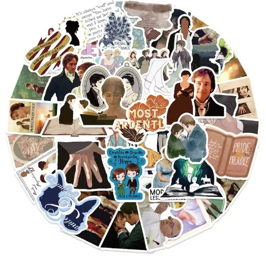 50 Pride And Prejudice Sticker Pack