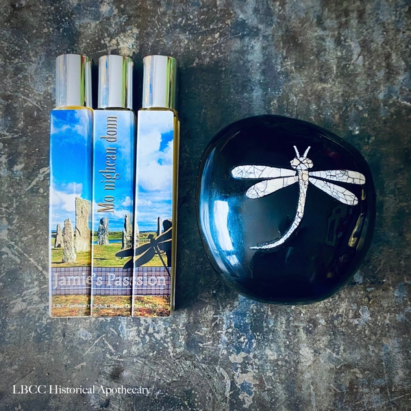 HOLIDAY GIFT Jamie&#39;s Passion Outlander Love Sassenach Perfume, Claire Perfume Dragonfly Perfume, Highlander Gift For Her Holiday Gift