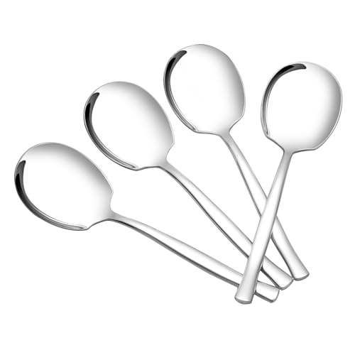Pekky 6 Pieces Stainless Steel Banquet Serving Spoons
