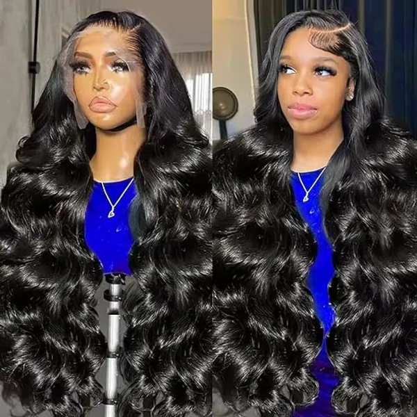 30 Inch 13x6 Lace Front Wigs Human Hair 200% Density Body Wave Lace Front Wigs Human Hair Pre Plucked Glueless Wigs Human Hair Wigs 13x6 HD Lace Frontal Wigs Human Hair Lace Front Wigs for Women - 30 Inch - 13x6 Lace Front Wigs Human Hair