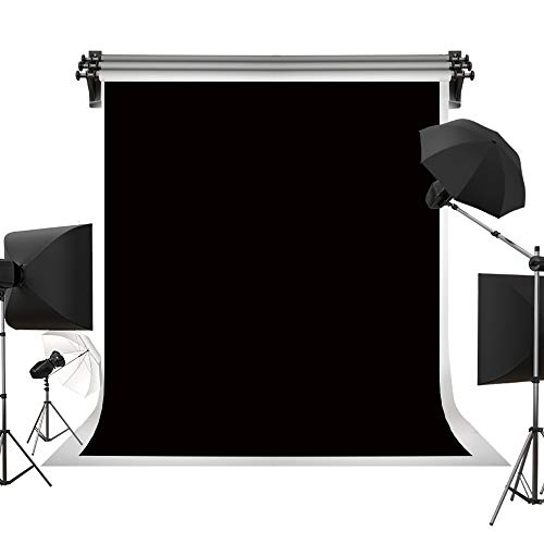 Kate 10ft×12ft Solid Black Backdrop Portrait Background for Photography Studio - 10ftX12ft - Black