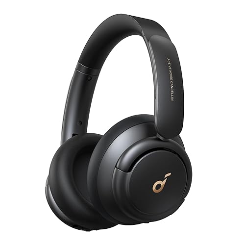 soundcore Life Q30 by Anker, Hybrid Active Noise Cancelling Headphones with Multiple Modes, Hi-Res Sound, Custom EQ via App, 50H Playtime, Comfortable Fit, Bluetooth, Multipoint Connection - Black