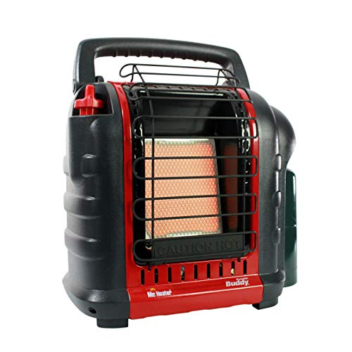 Mr. Heater F232000 MH9BX Buddy 4,000-9,000-BTU Indoor-Safe Portable Propane Radiant Heater, Red-Black - Red - Heater