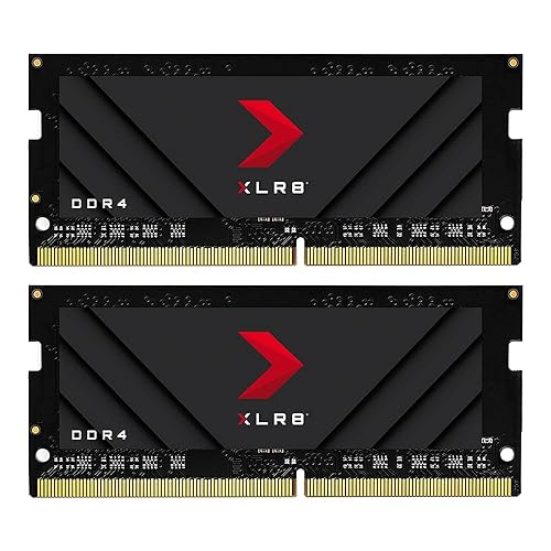PNY XLR8 Gaming 32GB (2x16GB) DDR4 DRAM 3200MHz (PC4-25600) CL20 1.2V Dual Channel Overclocked Notebook/Laptop (SODIMM) Computer Memory Kit – MN32GK2D43200X - 32GB (2x16GB)