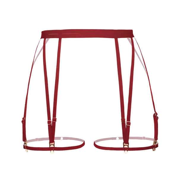 Frisson Garters Bloodstone