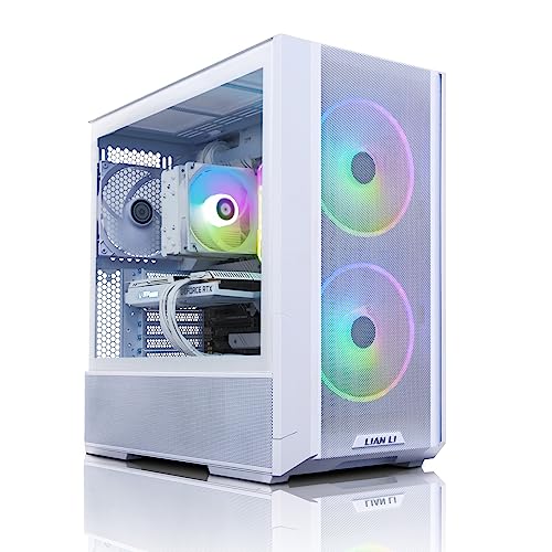 ADMI Gaming PC: AMD Ryzen 7600X CPU | NVIDIA GeForce RTX 4070 Super | 32GB 5600MHz DDR5 | 600mbps WiFi | 1TB NVME SSD | Lancool 216 White Case | Windows 11