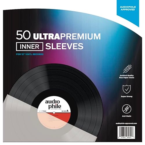Protective Sleeves for Vinyls 50 Pack for 12” Records