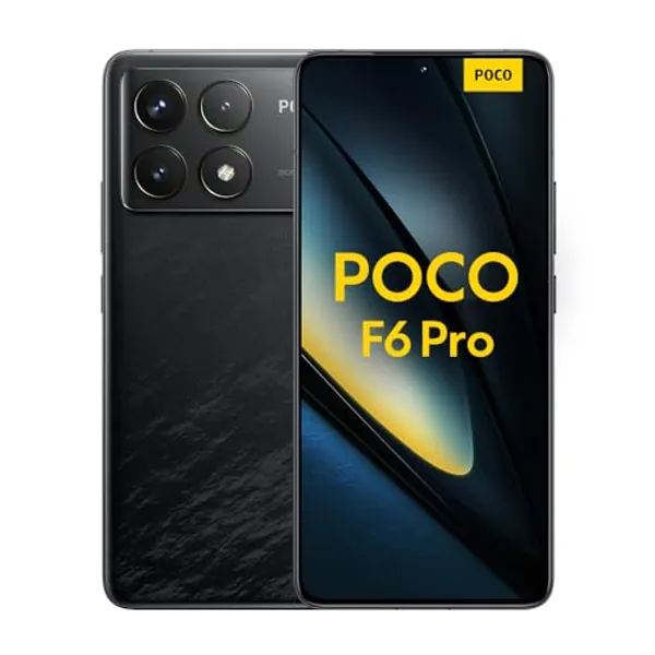 Poco F6 Pro, Snapdragon® 8 Gen 2, tripla fotocamera 50MP, Ricarica iperveloce a 120W, 5.000mAh, 12GB+256GB, Nero