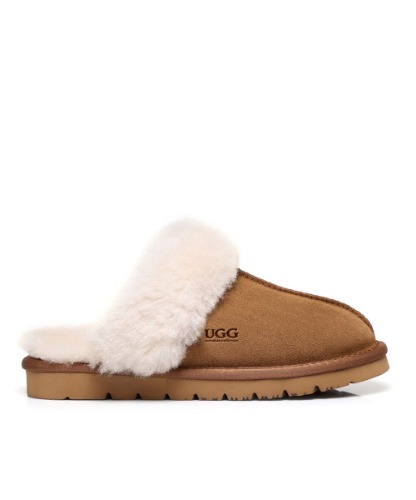 Women's UGG Fuzzy Slippers | Chestnut / AU 8 - EUR 39
