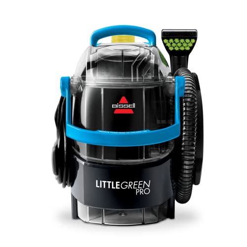 BISSELL Little Green Pro Portable Carpet & Upholstery Cleaner and Car/Auto Detailer with Deep Stain Tool, 3" Tough Stain Tool, plus two 8 oz. trial-size Formulas, 3194 (Name may vary) - Little Green Pro + Antibac