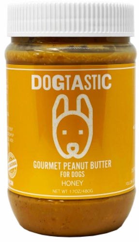 Dogtastic Gourmet Peanut Butter for Dogs - Honey Flavor - Peanut Butter - Honey