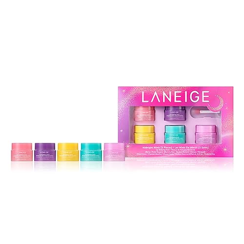 LANEIGE Midnight Minis: Nourish & Hydrate with Vitamin C, Antioxidants, 0.7 oz.