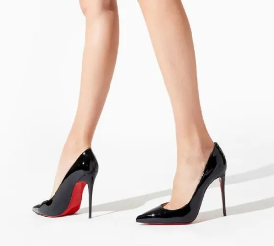 So Kate Patent Pointed-Toe Red Sole Pump