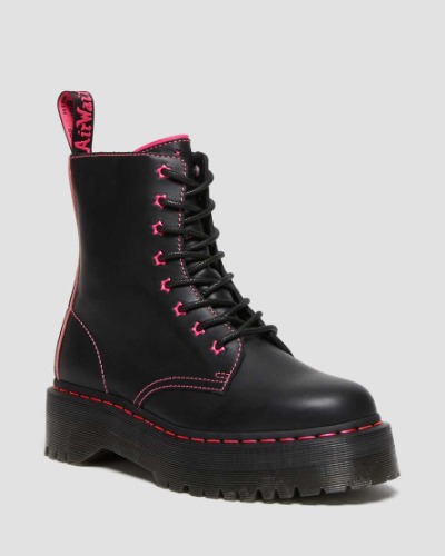 DR MARTENS Jadon II Boot Neon Star Leather Platforms