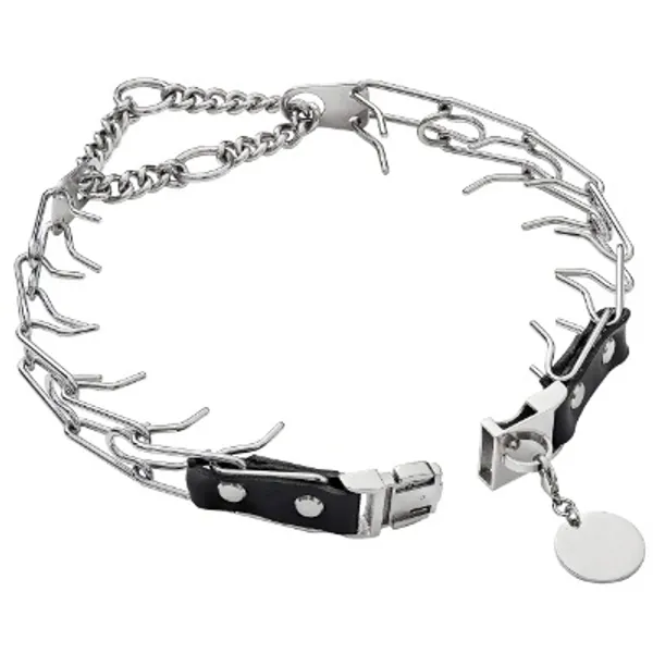 Dog Prong Collar with Buckle Quick Release