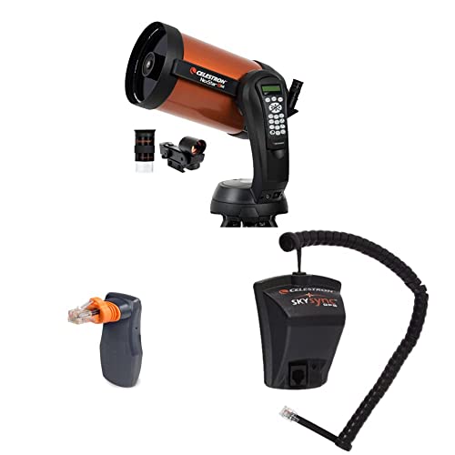 Celestron - NexStar 8SE Telescope - Computerized Telescope & SkyPortal WiFi Module - Control Your Celestron Computerized Telescope via Smartphone & SkySync Telescope GPS Accessory, Black (93969) - NexStar 8SE Computerized Telescope - Telescope + Module + Accessory, Black