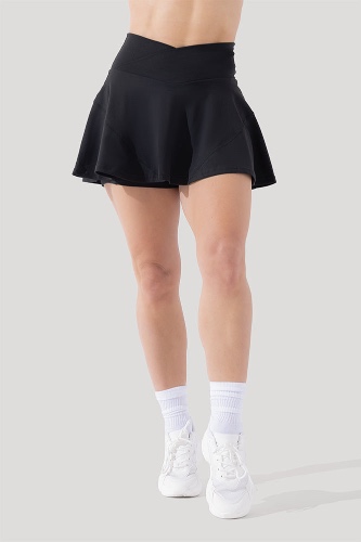 Crisscross Hourglass® Twirl Skort - Black | M