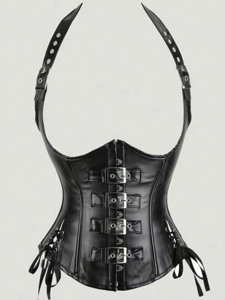Leather corset