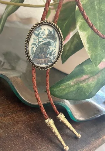 Fox Bolo Tie 