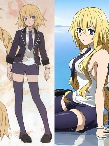 Jeanne d’arc cosplay uniform + wig