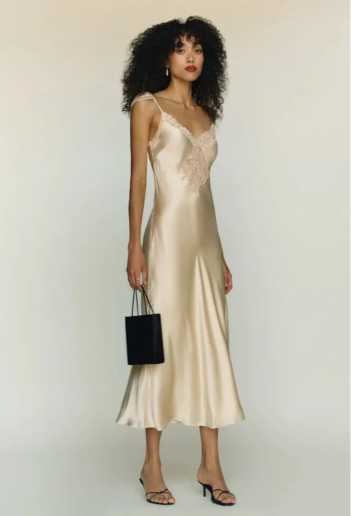 Reformation | Serafina Silk Dress XS